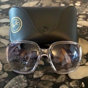 RAY-BAN 4347 gradient + transparent sunglasses